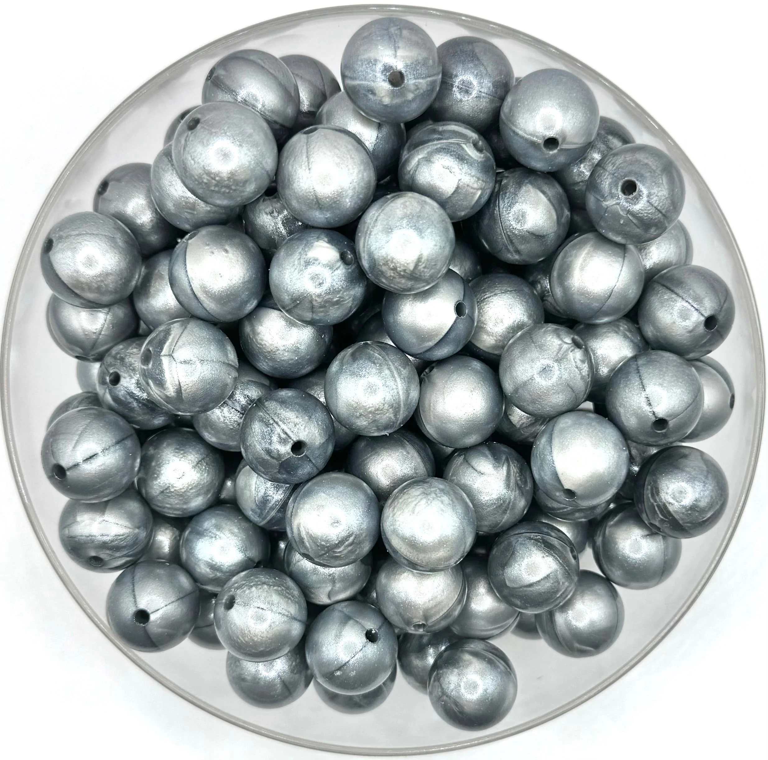 15mm Opal silicone round beads - Image 18