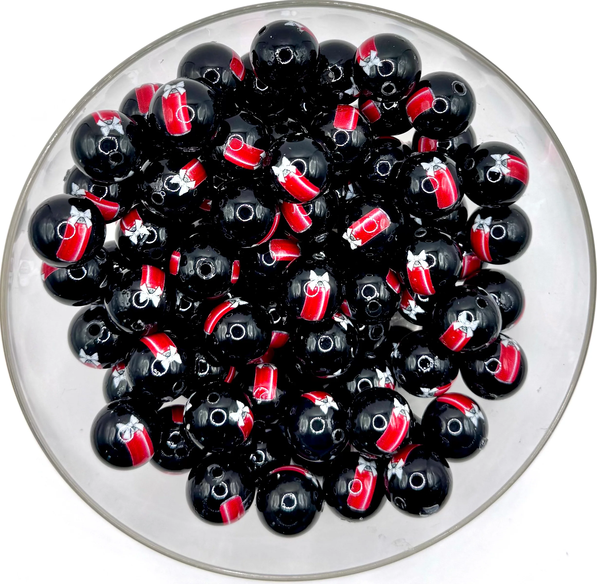 15mm opal soda can print (HBK exclusive) silicone bead - Image 4
