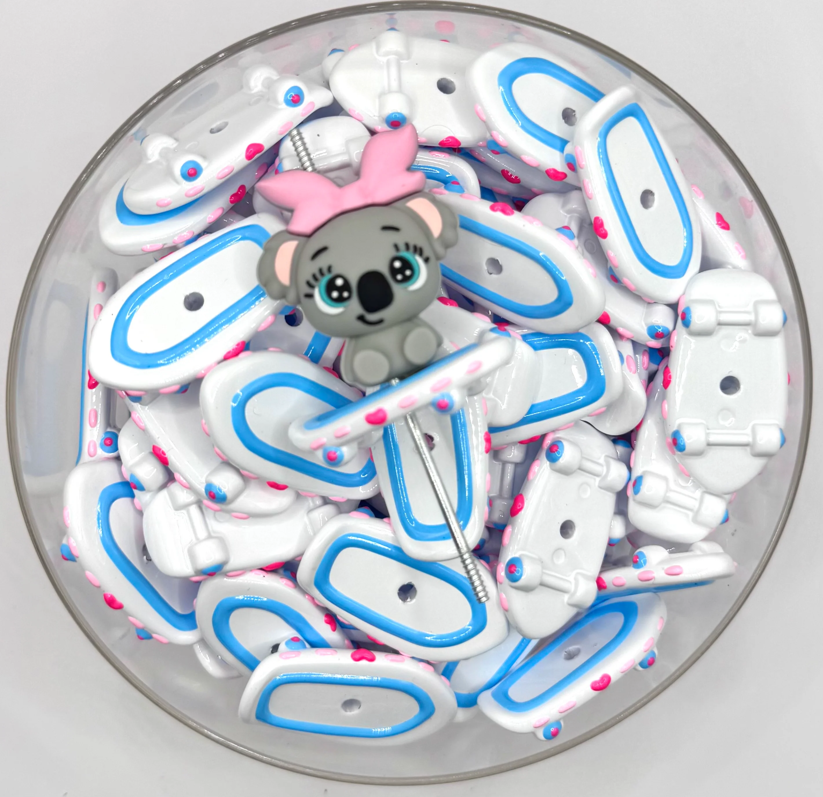 3D acrylic skateboard bead - Image 3
