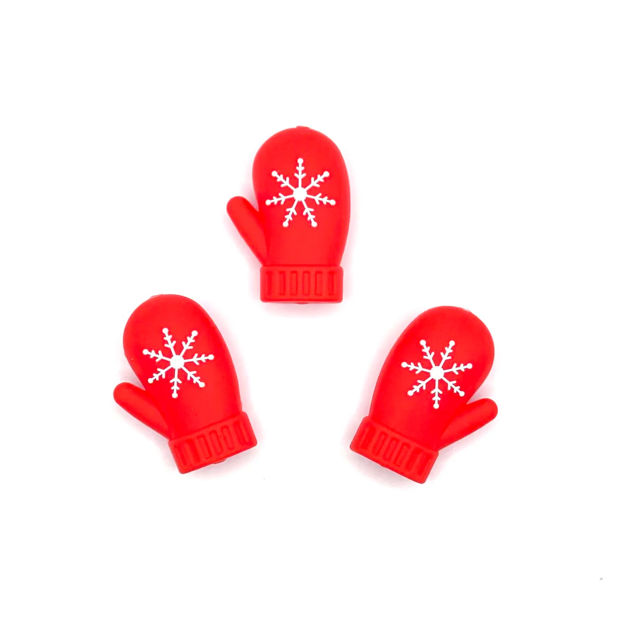 3D mitten silicone focal bead - Image 3