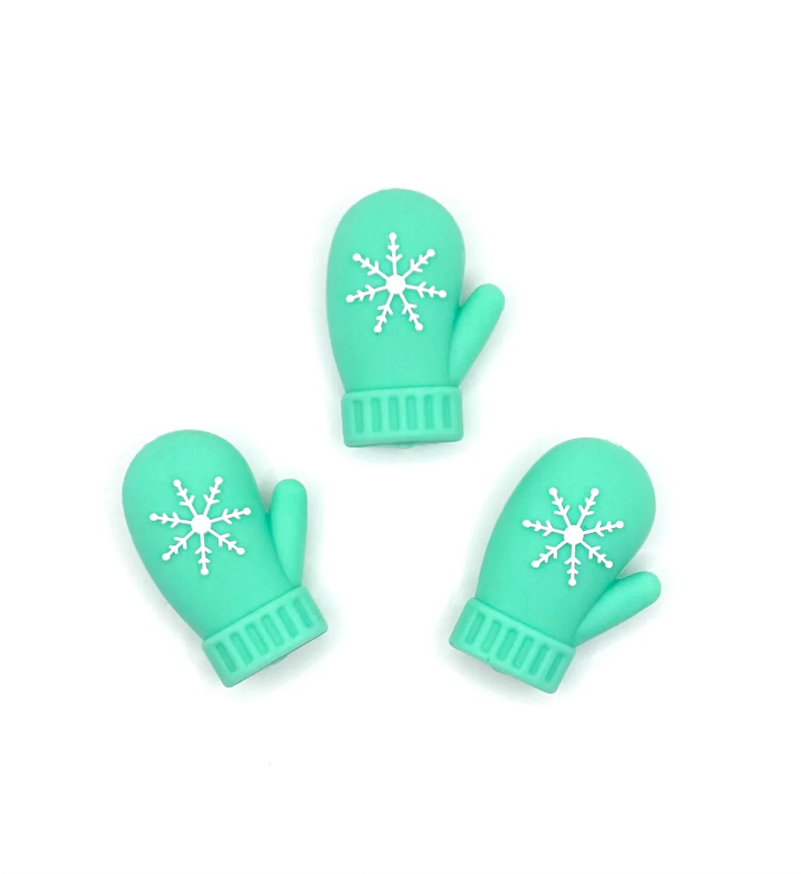 3D mitten silicone focal bead - Image 4