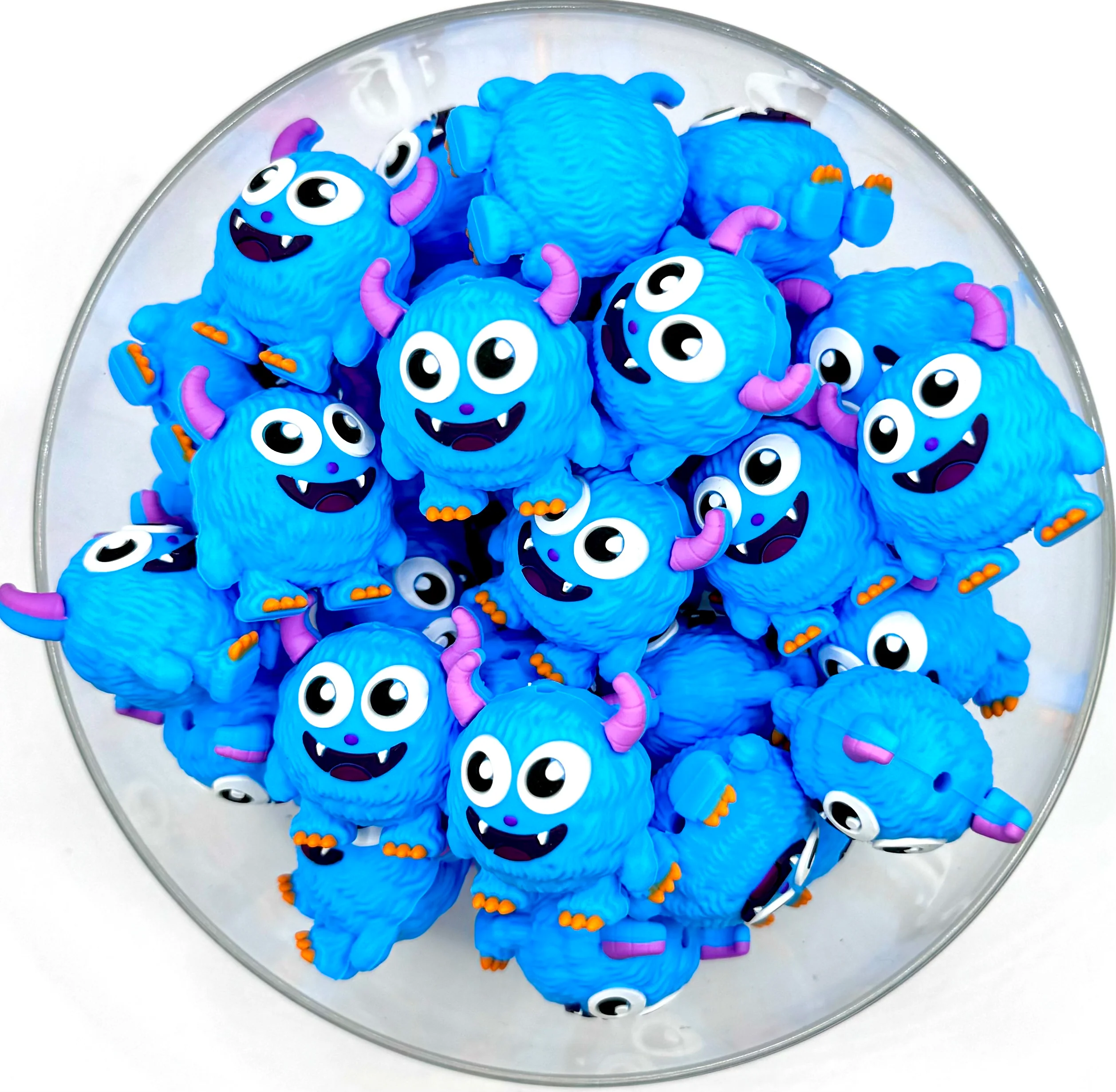 3D monsters silicone focal bead - Image 2