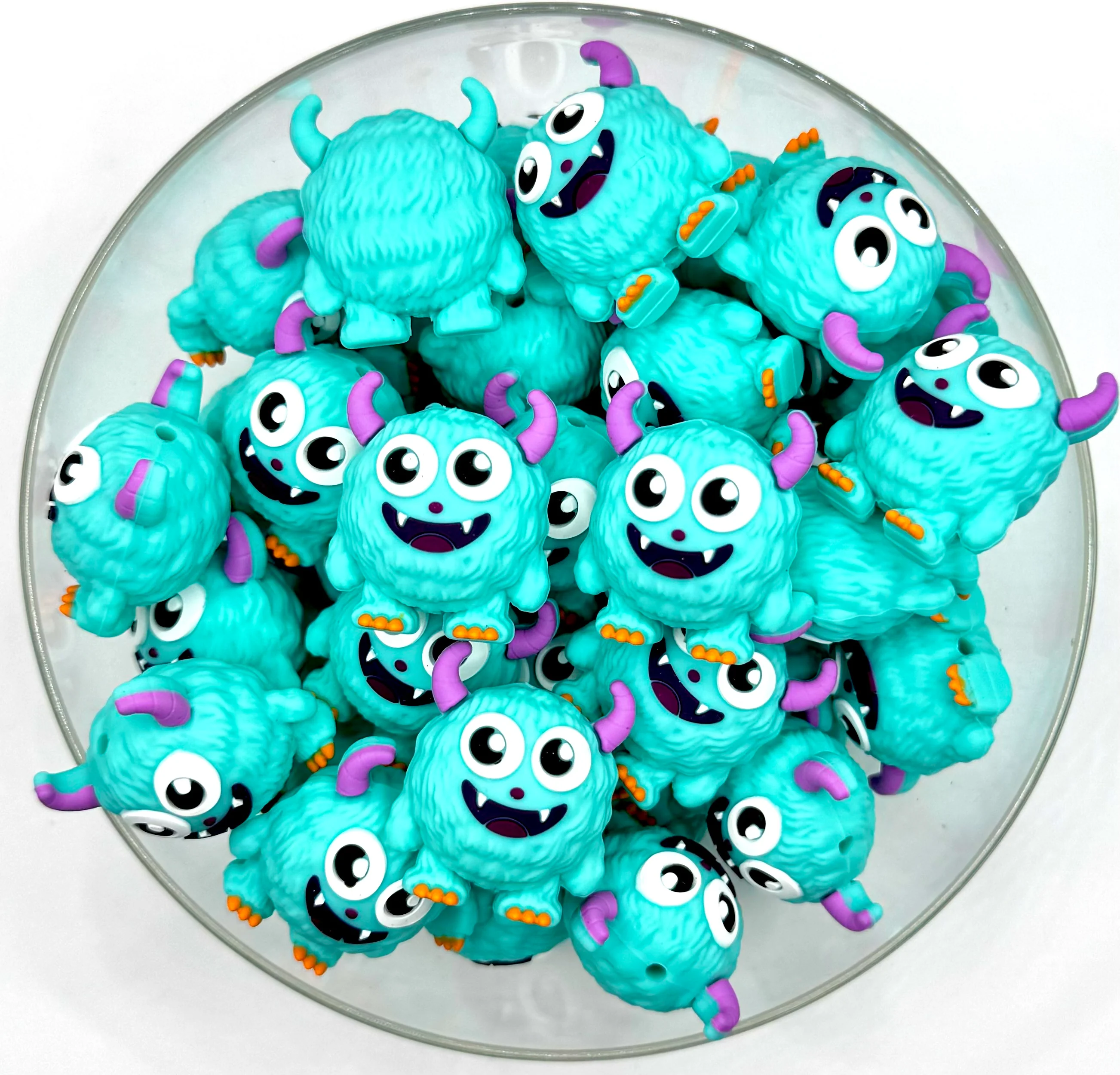 3D monsters silicone focal bead - Image 3
