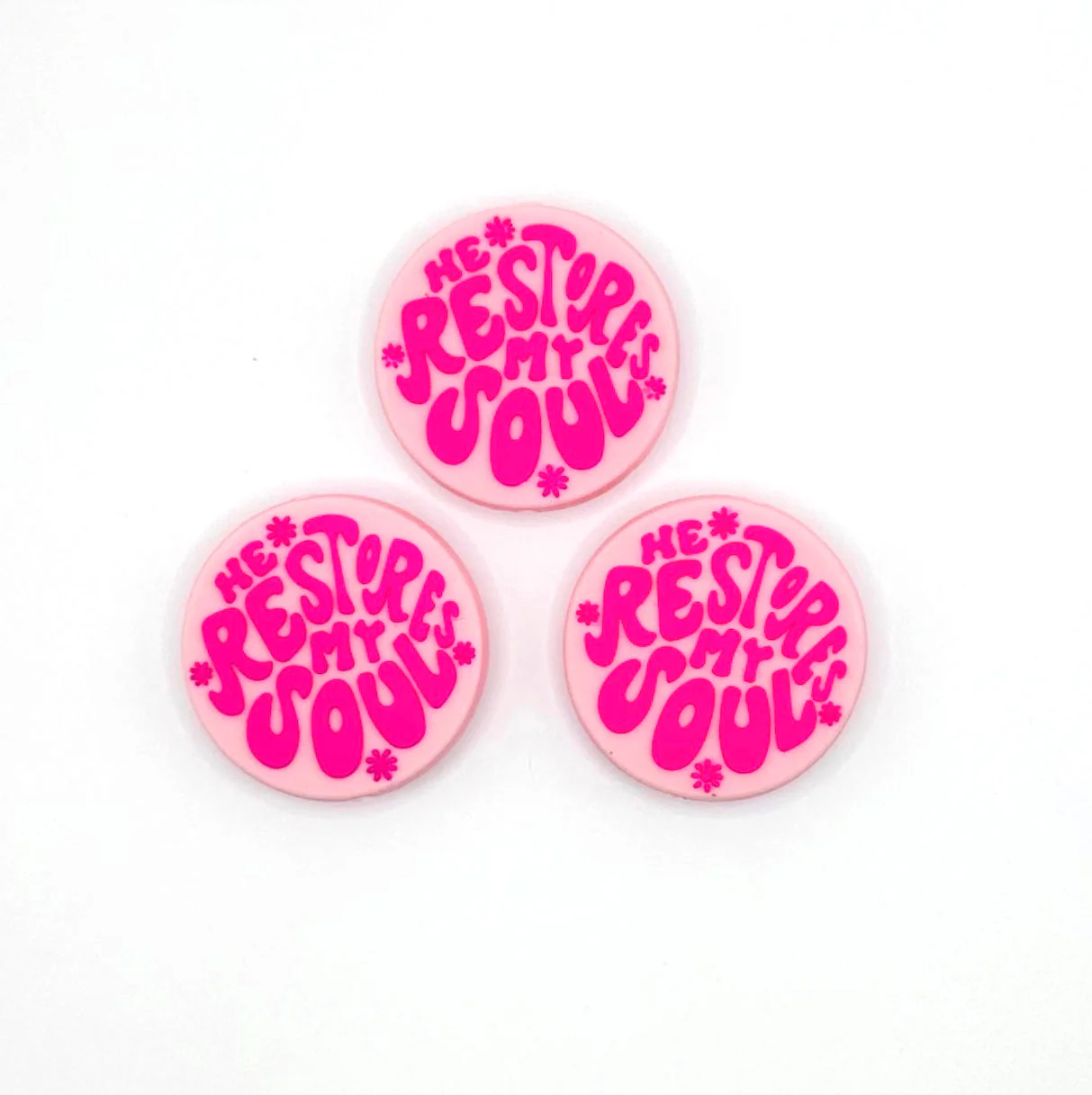 He restores my soul (HBK exclusive) silicone focal bead - Image 2