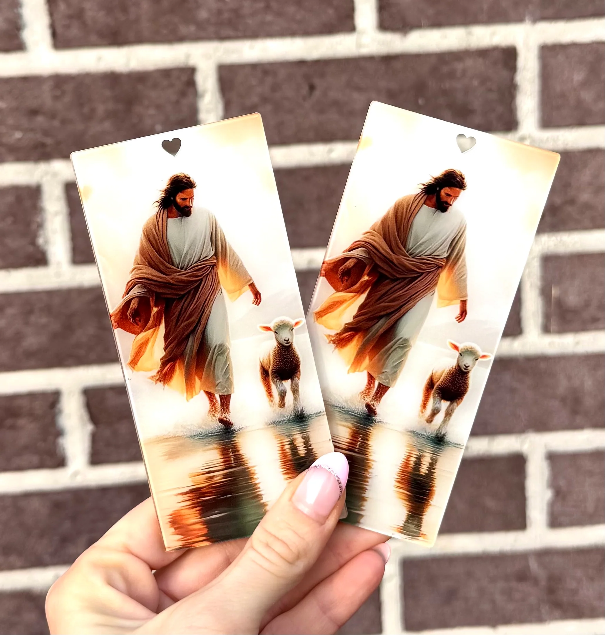 Jesus & the lamb acrylic bookmark 3mm (HBK exclusive)