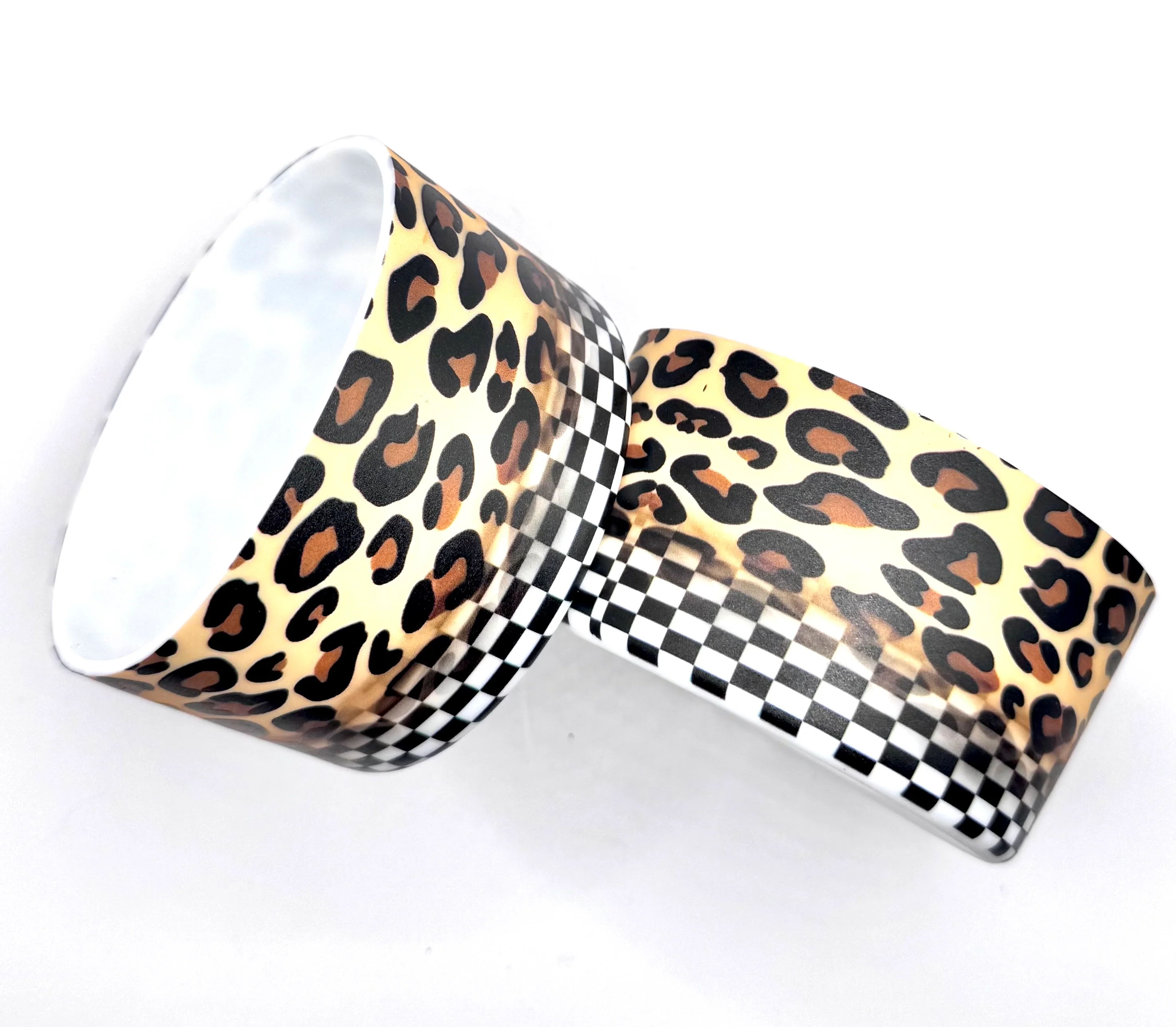Leopard checkered ombré (HBK exclusive) silicone boot
