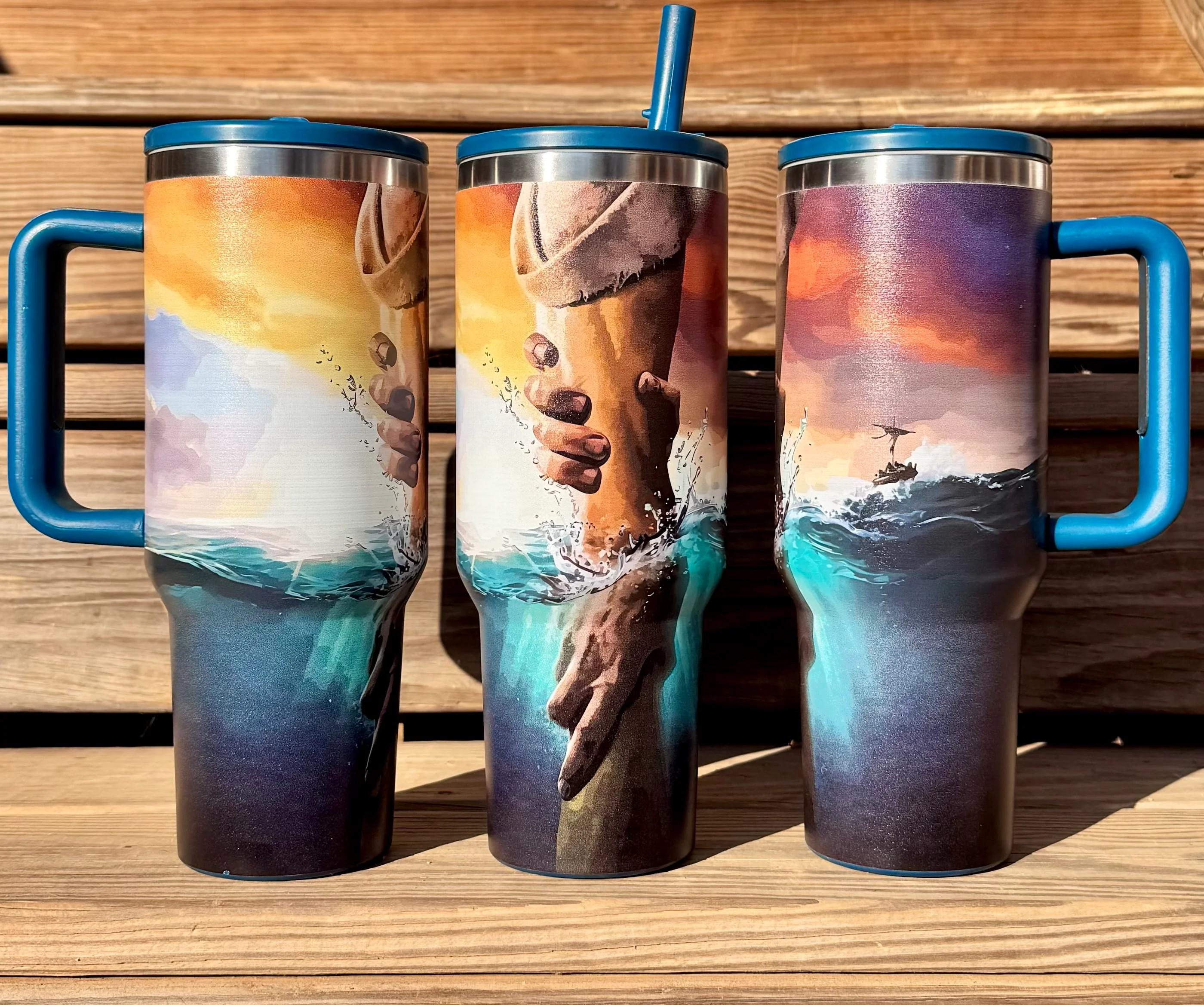 Matthew 14:22 40oz stainless steel leakproof tumbler (HBK exclusive)