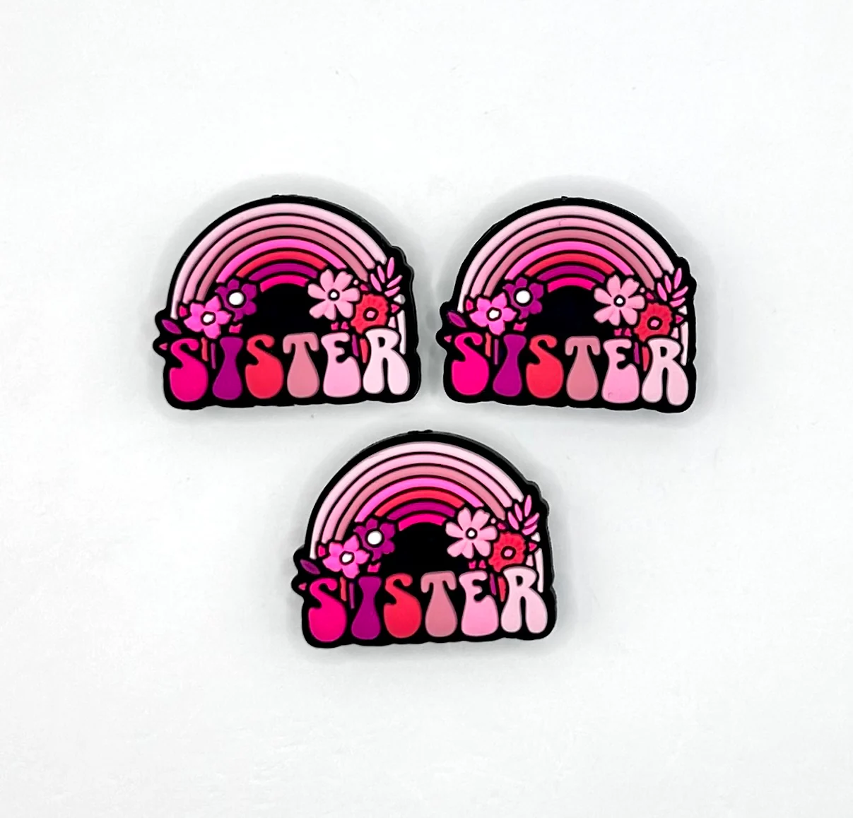 SISTER rainbow (HBK exclusive) silicone focal bead - Image 2