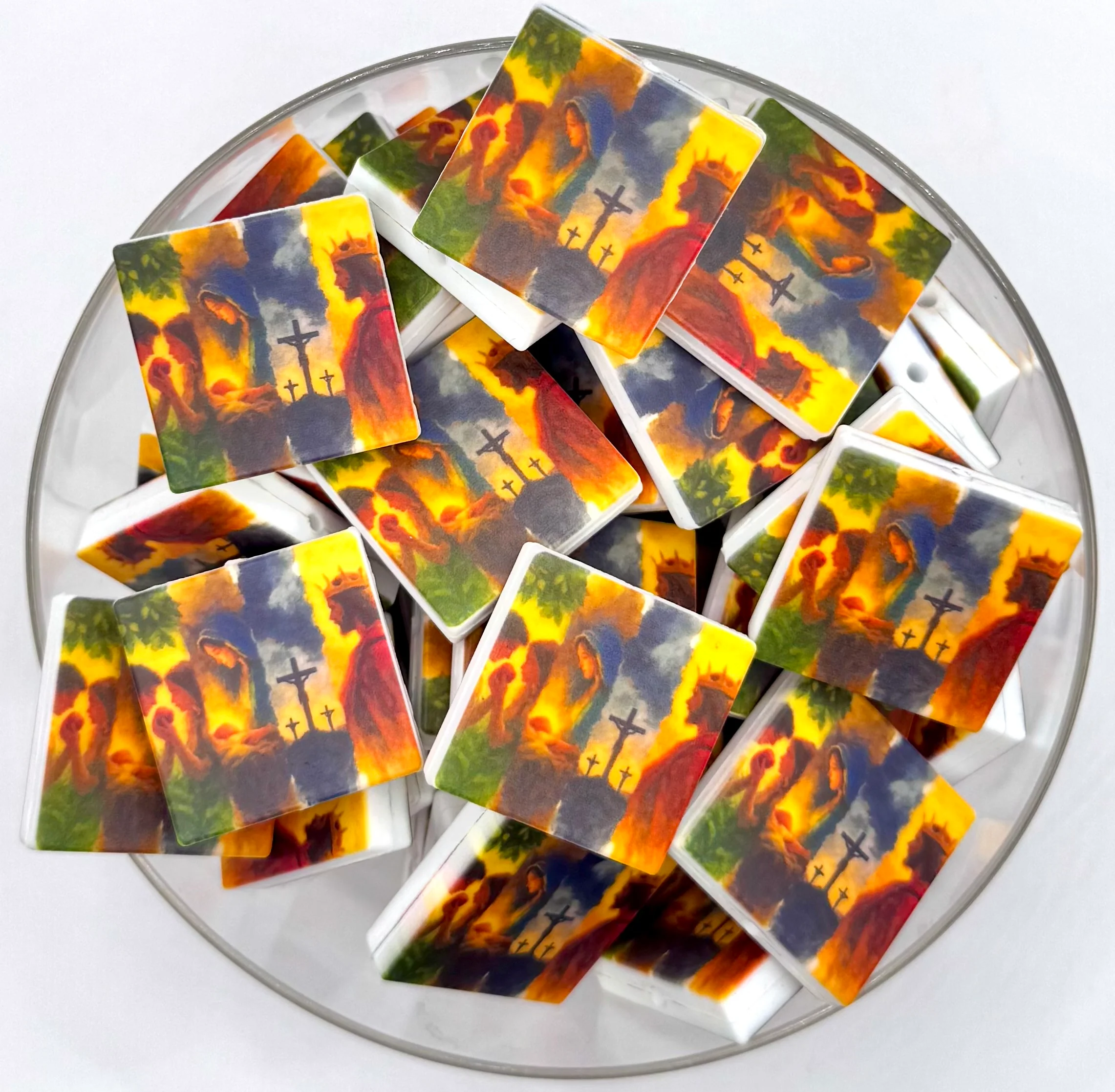 The living word (HBK exclusive) silicone focal bead
