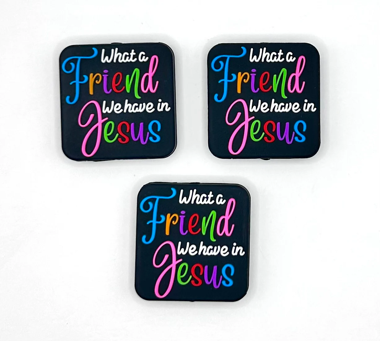 What a friend we have in Jesus (HBK exclusive) silicone focal bead